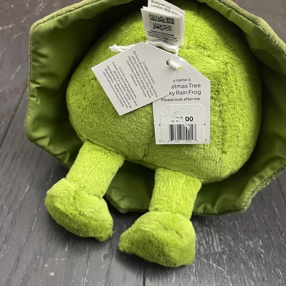 BNWT RARE Jellycat Christmas Tree Ricky Rain FrogSize Medium RR3FC holiday green - Picture 5 of 6